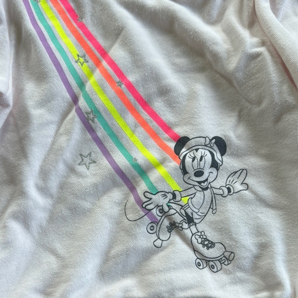 Disney Red and White Hoodie with Cartoon Design - Picture 3 of 3